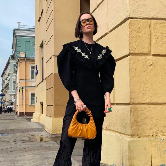 JW PEI Gabbi Ruched Hobo Bag - Beer - Picture 3 of 8